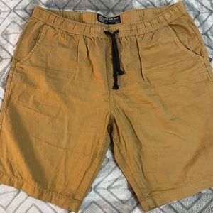 Mens American Eagle jogger khaki shorts